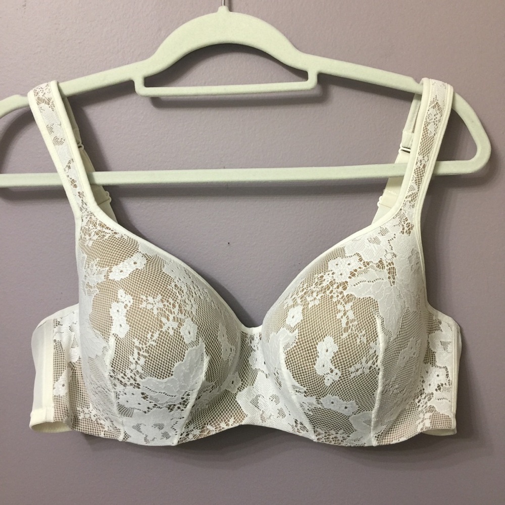 Cacique balconette cream lace bra 42C